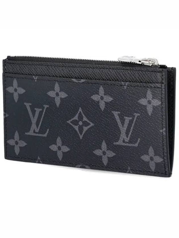 Monogram Coin Card Holder Black - LOUIS VUITTON - BALAAN 1