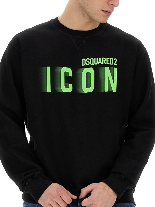 hooded sweatshirt S79GU0111 S25516971 BLACK - DSQUARED2 - BALAAN 4