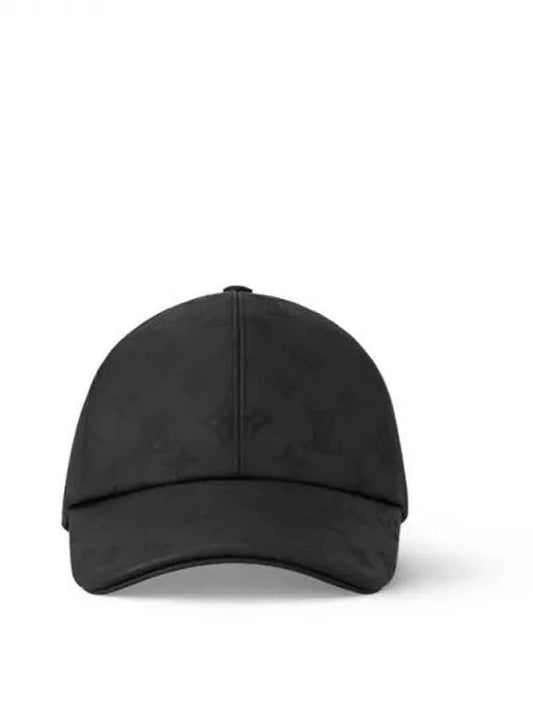 Monogram Shadow Leather Ball Cap Black - LOUIS VUITTON - BALAAN 2