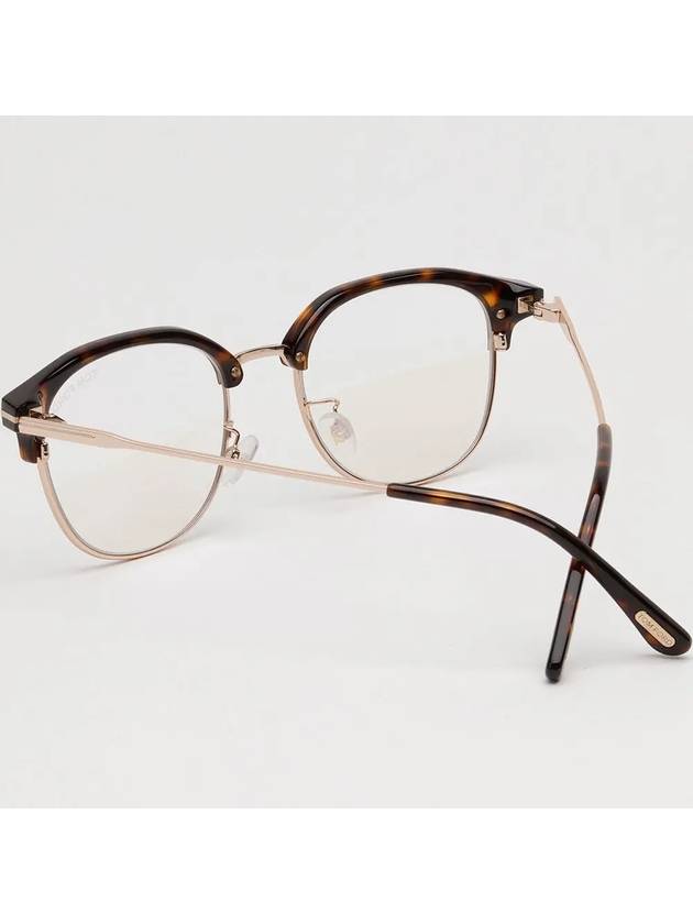 Blue light blocking glasses frame TF5793KB 052 Lower gold overfit Asian fit - TOM FORD - BALAAN 4