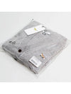 Baby Fox Patch Boxy Cardigan Light Grey Melange - MAISON KITSUNE - BALAAN 8