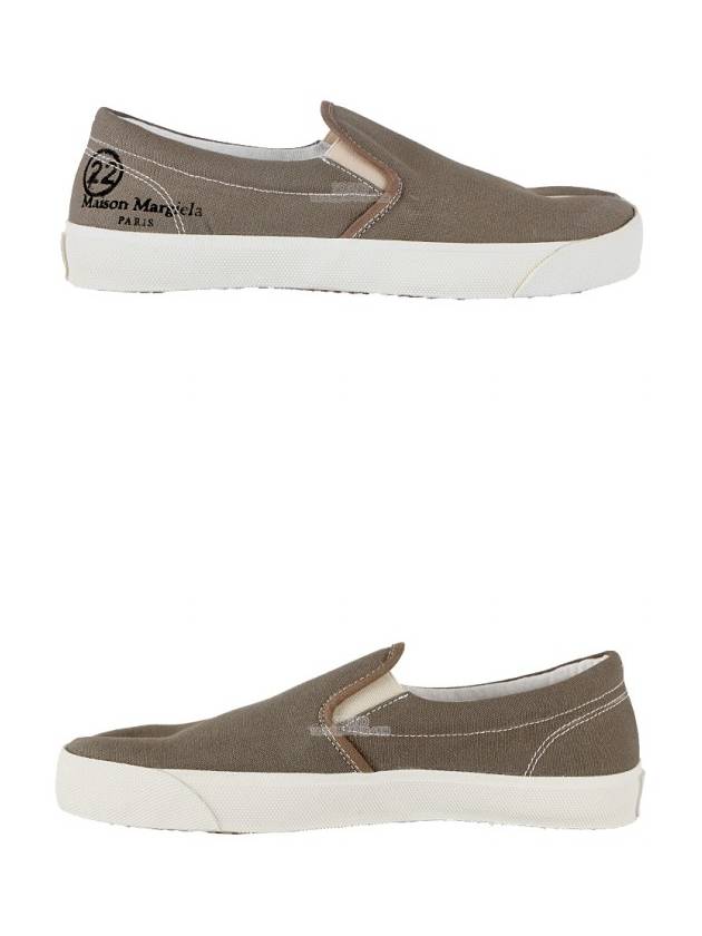 Men's Logo Stitch Tabi Slip-On Brown - MAISON MARGIELA - BALAAN 6