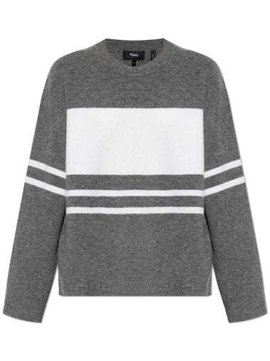 Theory Loose Fit Sweater, Women's, Grey - THEORY - BALAAN 1