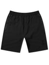 Ghost Fleece Shorts Black - STONE ISLAND - BALAAN 2