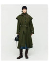 Scarf Double Layered Single Coat Green - ANDERSSON BELL - BALAAN 2