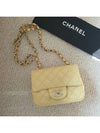 Mini Flap Lambskin Cross Bag Light Yellow - CHANEL - BALAAN 2