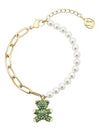 Teddy Pearl Bracelet Green Gold - SWAROVSKI - BALAAN 2