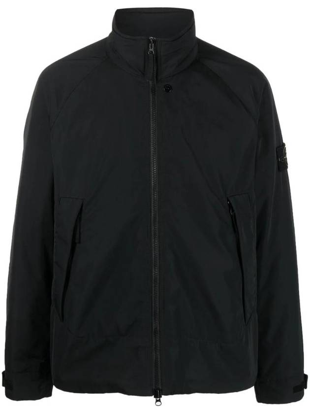 Micro Twill Pure Insulation Technology Primaloft Jacket Black - STONE ISLAND - BALAAN 1