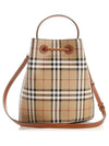 TB Check Print Small Bucket Bag Archive - BURBERRY - BALAAN 4