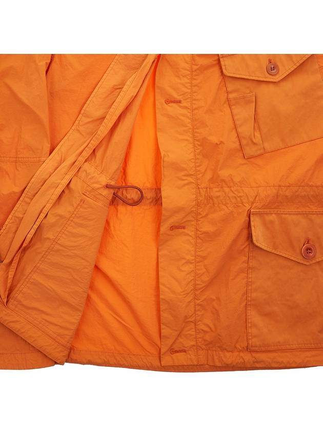 Mid Layer Flap Pocket Hooded Jacket Orange - TEN C - BALAAN 10