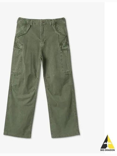 Wide Leg Cargo Pants Olive WD197D104A - R13 - BALAAN 1