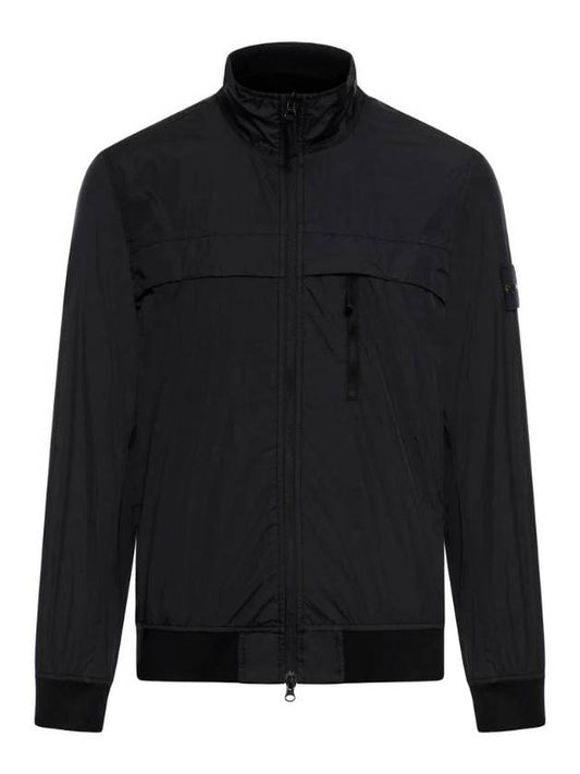 Garment Dyed Crinkle Reps R Nylon Jacket Black - STONE ISLAND - BALAAN 1