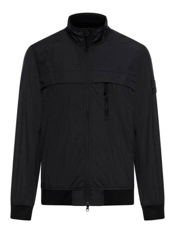 Garment Dyed Crinkle Reps R Nylon Jacket Black - STONE ISLAND - BALAAN 1