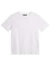 Alpha Logo Print Short Sleeve T-Shirt White - J.LINDEBERG - BALAAN 2