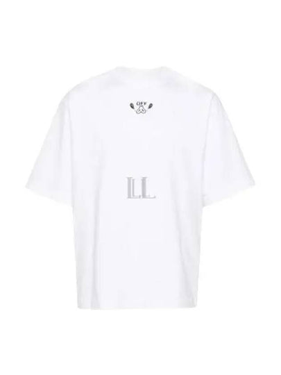 Crew Neck Cotton Short Sleeve T-Shirt White - OFF WHITE - BALAAN 2