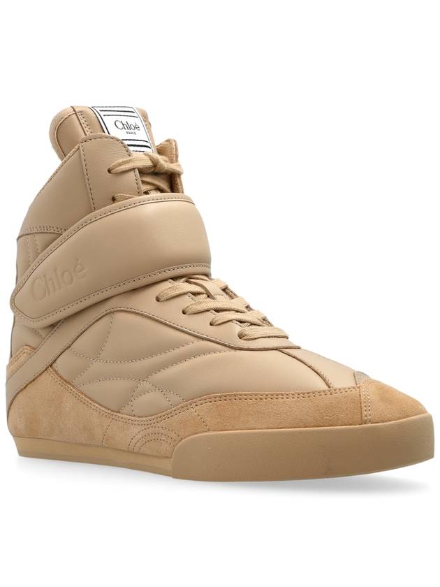 Chloé Kick High-top Sneakers, Women's, Beige - CHLOE - BALAAN 4