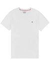 Core Flag Short Sleeve T-Shirt White - TOMMY HILFIGER - BALAAN 3