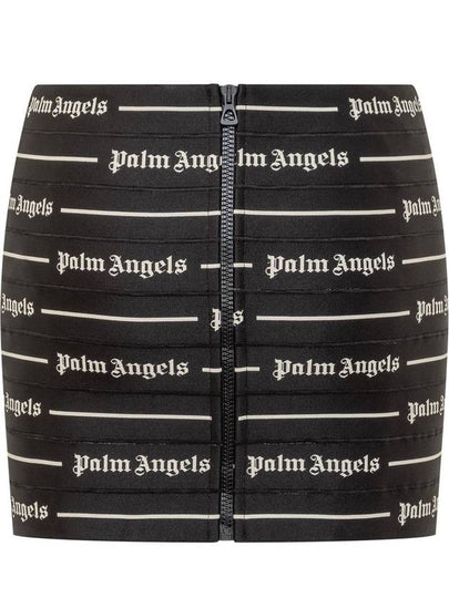 Palm Angels Class Logo Mini Skirt - PALM ANGELS - BALAAN 2