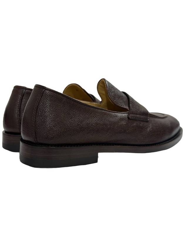 Fine Grain Calfskin Penny Loafers Brown - BRUNELLO CUCINELLI - BALAAN 3