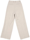 Classic onetuck maxi wide slacks_light beige - HARDCORE HAPPINESS - BALAAN 4