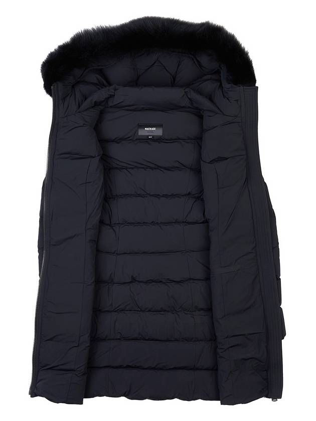 Color fox fur down jacket CALLA BX BLACK - MACKAGE - BALAAN 9