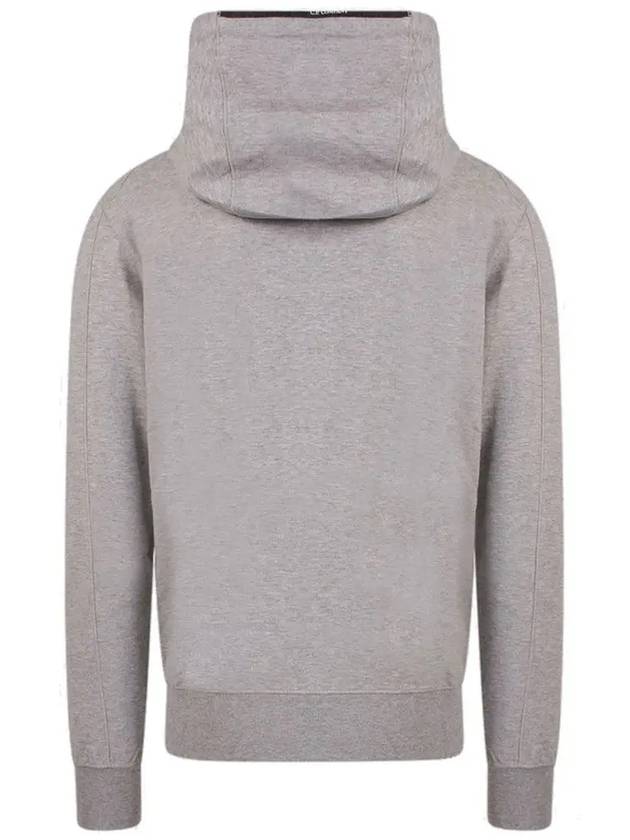 Light Fleece Lens Wappen Zip Up Hoodie Grey - CP COMPANY - BALAAN 4