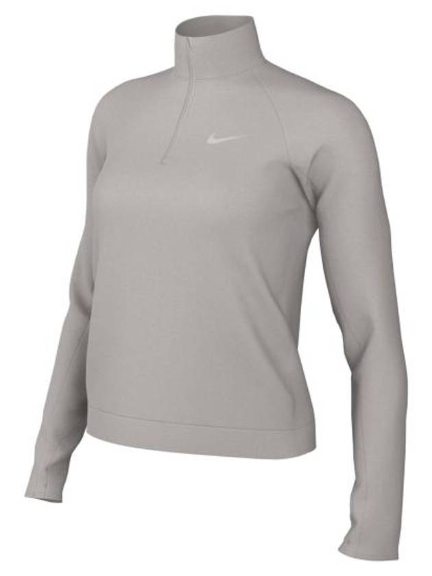 Women's Dri-Fit Pacer Half Zip Sweatshirt Grey - NIKE - BALAAN 2