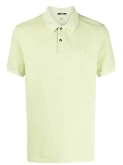 24/1 Piquet Resist Dyed Polo Shirt Green - CP COMPANY - BALAAN 2