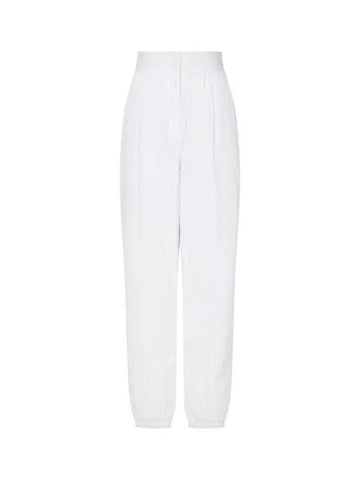 Women s Padded Nylon Jogger Pants White 270801 - EMPORIO ARMANI - BALAAN 1