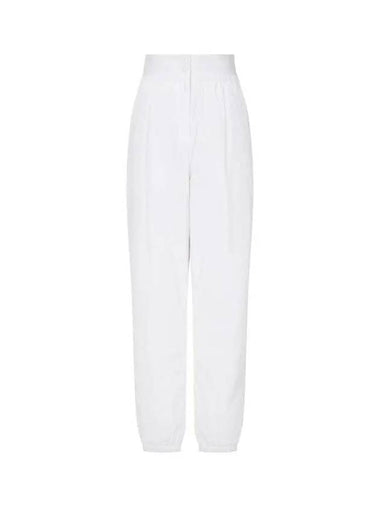 Women s Padded Nylon Jogger Pants White 270801 - EMPORIO ARMANI - BALAAN 1