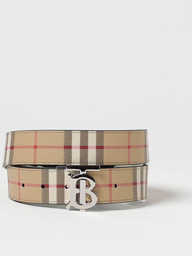 Monogram Motif Vintage Check Reversible Belt Archive Beige - BURBERRY - BALAAN 2