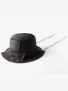 Ashmetric Logo Patch Nylon Blend Bucket Hat Black - JW ANDERSON - BALAAN 1