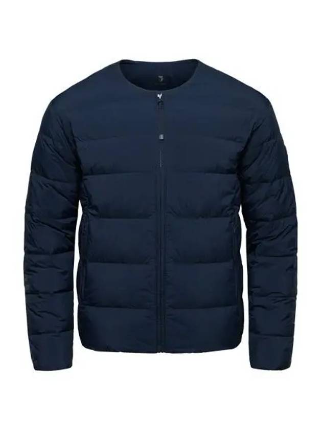 BLACKYAK Ice Zero U neck light down jacket navy - BLACKBROWN - BALAAN 1