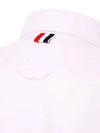 4-Bar Striped Cotton Oxford Long Sleeve Shirt Light Pink - THOM BROWNE - BALAAN 6