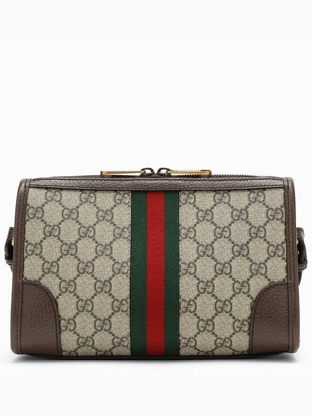 Ophidia GG Messenger Bag Beige Ebony - GUCCI - BALAAN 6