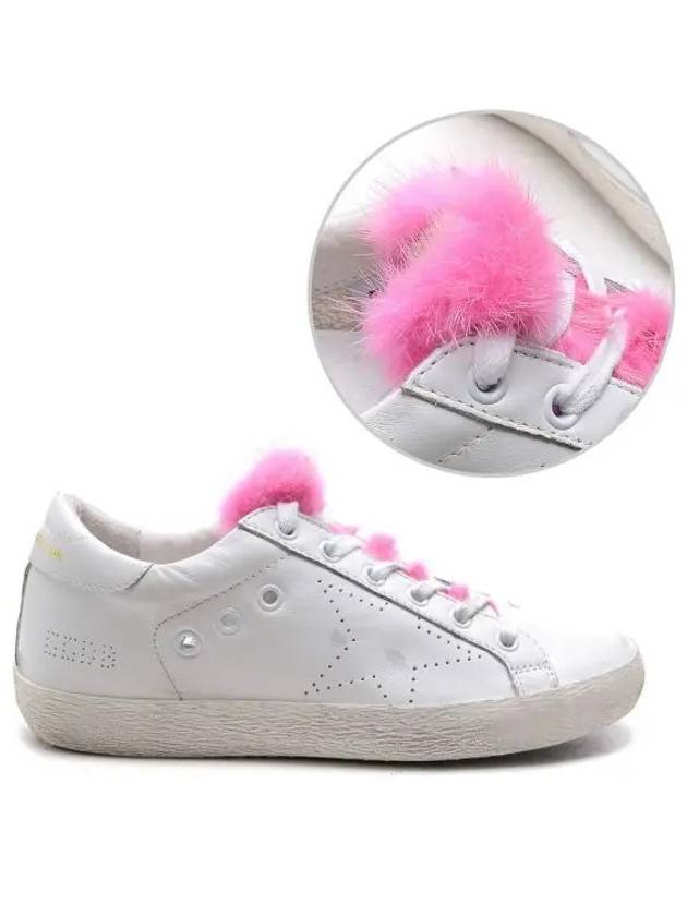 Women's Superstar Fur Low Top Sneakers White - GOLDEN GOOSE - BALAAN 2