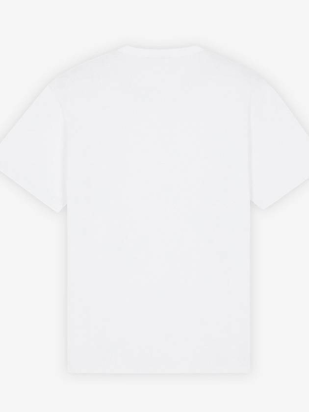 Chillax Fox Patch Classic Short Sleeve T-Shirt White - MAISON KITSUNE - BALAAN 3