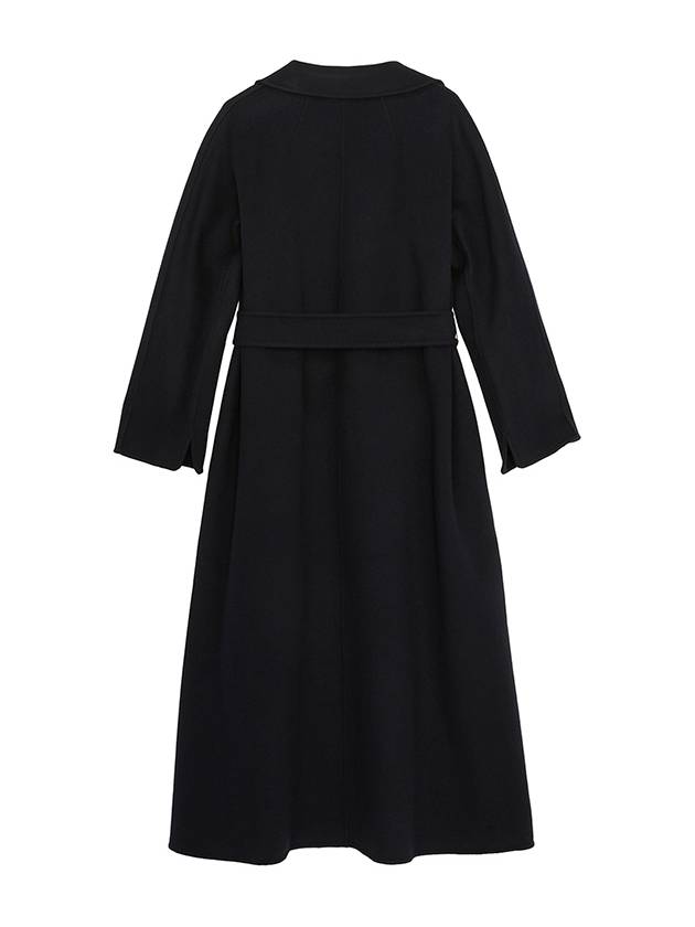 Esturia Long Single Coat Black - MAX MARA - BALAAN 3