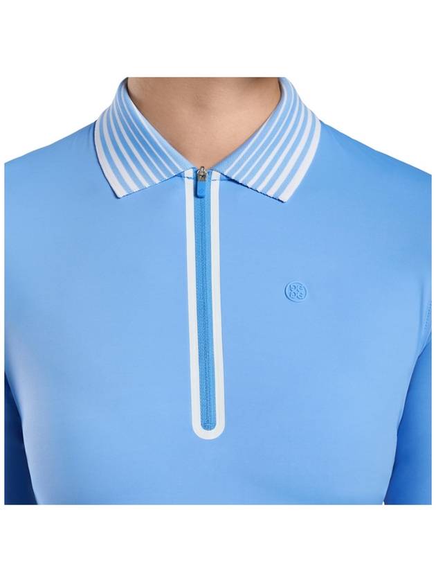 Featherweight Zip Polo Sky Blue - G/FORE - BALAAN 4