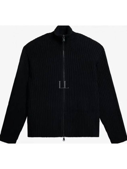 KELLAN COTTON FULL ZIP KNIT FMKW10091 9999 Kellan cotton full zip knit - J.LINDEBERG - BALAAN 2