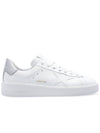 Men's Pure Star Silver Heel Low Top Sneakers White - GOLDEN GOOSE - BALAAN 1