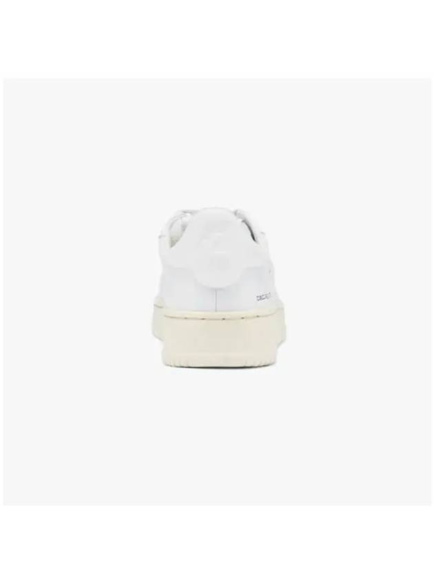 Dallas White Tab Leather Low Top Sneakers White - AUTRY - BALAAN 5