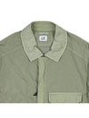 Chrome-R Zip-Up Over Long Sleeve Shirt Sage - CP COMPANY - BALAAN 4