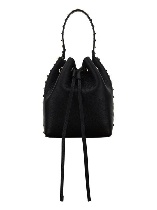 Rockstud Bucket Bag Black - VALENTINO - BALAAN 2