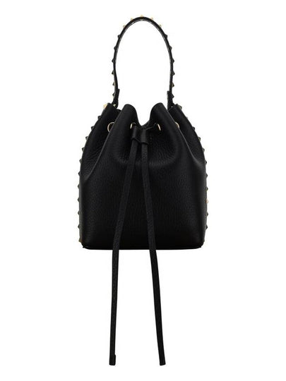 Rockstud Bucket Bag Black - VALENTINO - BALAAN 2