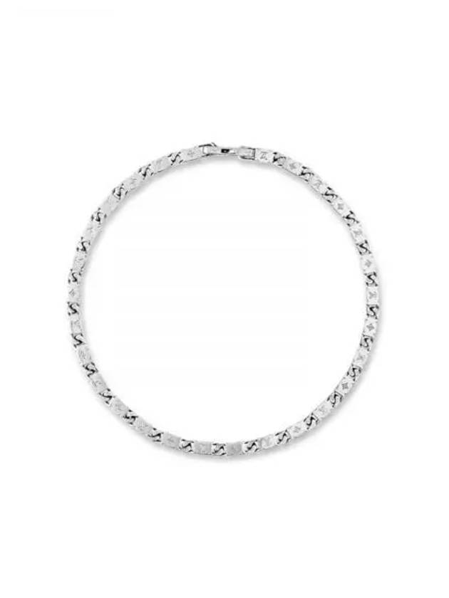 Monogram Tied Up Necklace Silver - LOUIS VUITTON - BALAAN 2