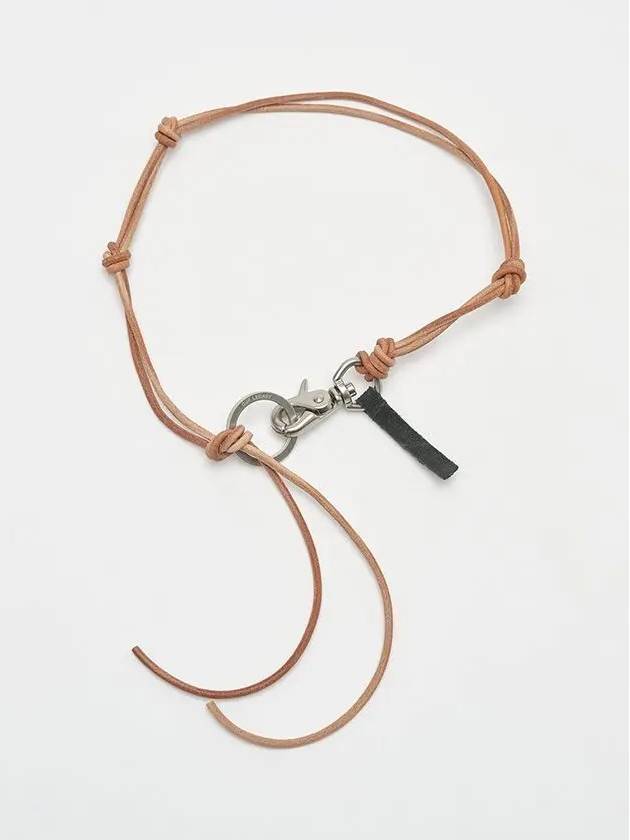 Radon Leather Necklace Light Brown A4238LB - OUR LEGACY - BALAAN 2