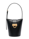 Small Trifolio Shoulder Bag Black - SALVATORE FERRAGAMO - BALAAN 2