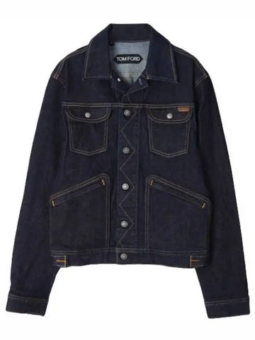 Blue Denim Jacket Men s - TOM FORD - BALAAN 1