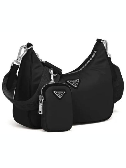 Re Edition 2005 Nylon Shoulder Bag Black - PRADA - BALAAN 2